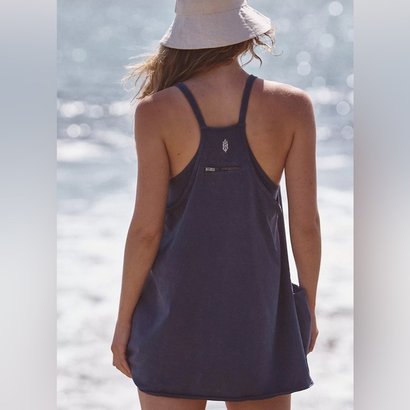 Free People Hot Shot Mini Dress💙 IR - Picture 2 of 16